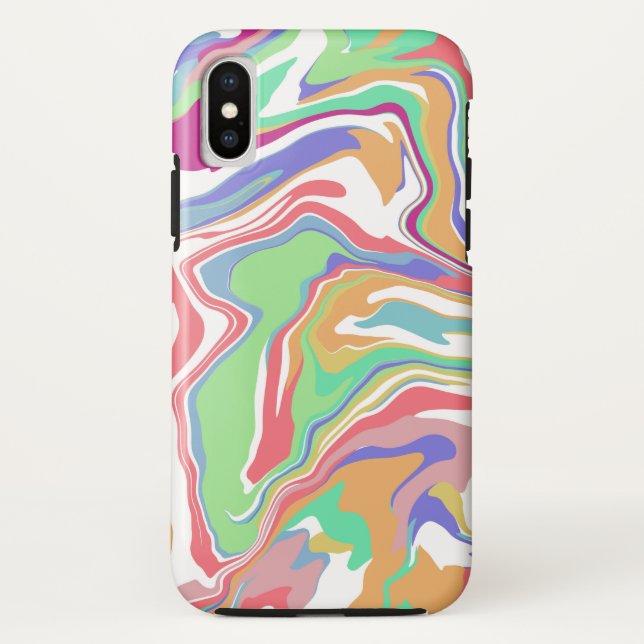 Capa Para iPhone, Case-Mate Sherbert Swirls (Verso)