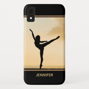 Capa Para iPhone Da Case-Mate Silhueta do por do sol do Arabesque da bailarina