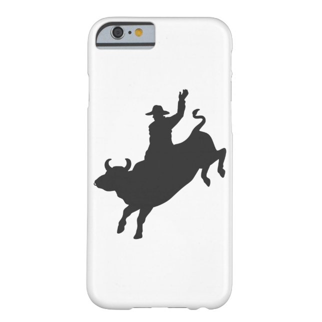 Capa Para iPhone, Case-Mate Silhueta Rodeo Bull Ride (Verso)