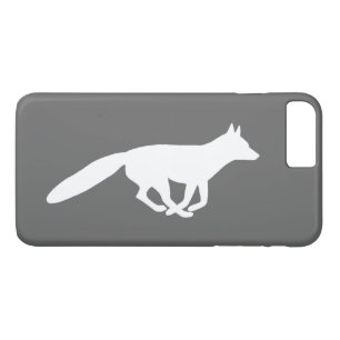 Capa iPhone 8 Plus/7 Plus Silhuette de Raposa Branca