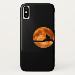 Capa Para iPhone Da Case-Mate Silhute de um Gato Negro em uma Árvore
