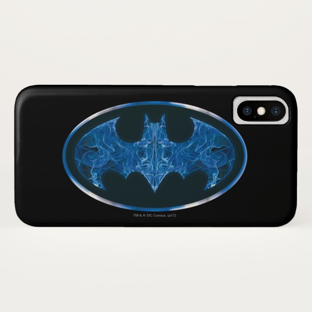 Capa Para iPhone, Case-Mate Símbolo Blue Smoke Bat (Verso (Horizontal))