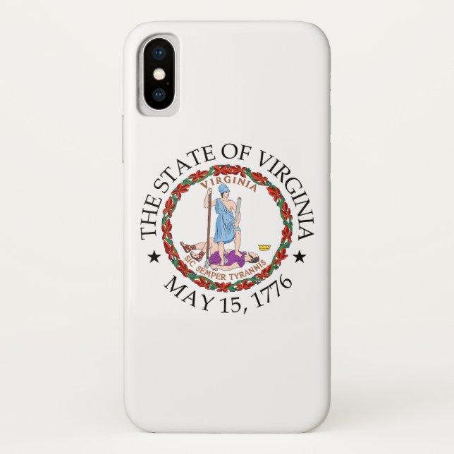 Capa Para iPhone, Case-Mate Símbolo da Virgínia (Verso)