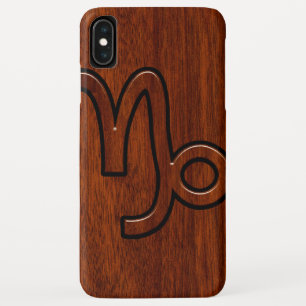 Capa Para iPhone XS Max Símbolo de Capricórnio Moderno em impressão do
