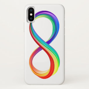 Capa Para iPhone Da Case-Mate Símbolo de Infinidade Arco-Íris em Camadas