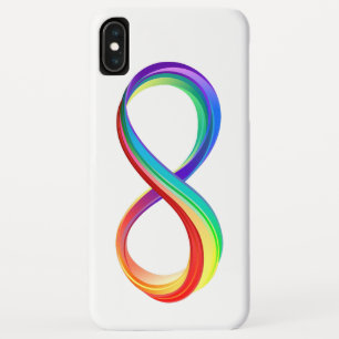 Capa Para iPhone Da Case-Mate Símbolo de Infinidade Arco-Íris em Camadas