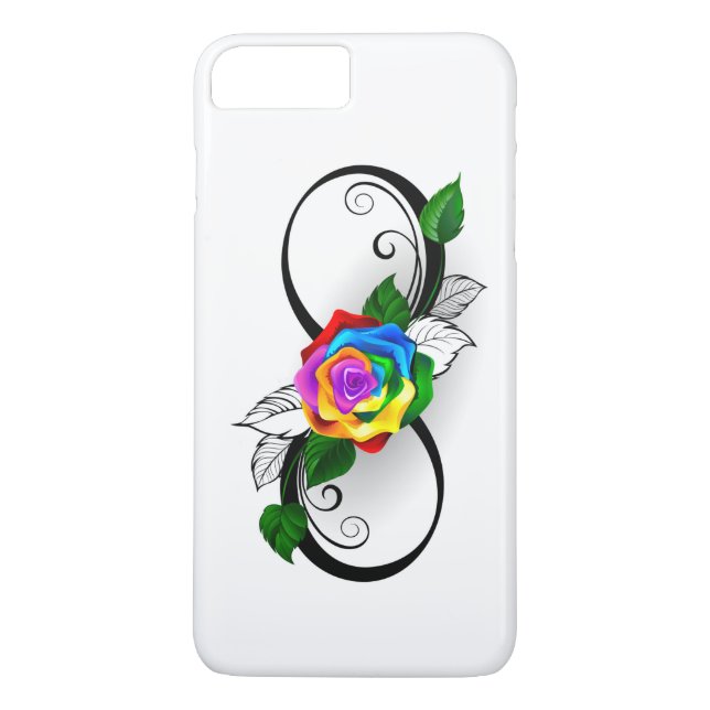 Capa Para iPhone, Case-Mate Símbolo de Infinito com Rosa Arco-íris (Verso)