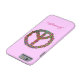 Capa Para iPhone, Case-Mate Símbolo de sinal de paz da Flor Personalizado (Base)