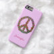 Capa Para iPhone, Case-Mate Símbolo de sinal de paz da Flor Personalizado (In Loco)