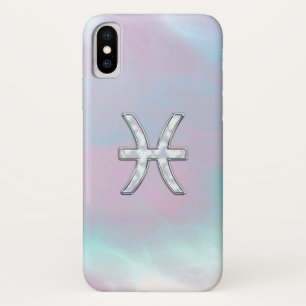 Capa Para iPhone Da Case-Mate Símbolo do Zodíaco de Peixes estilo Madrepérola