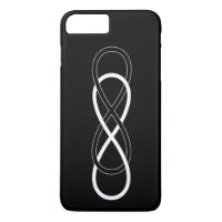 Símbolo duplo Infinito - Preto e Branco