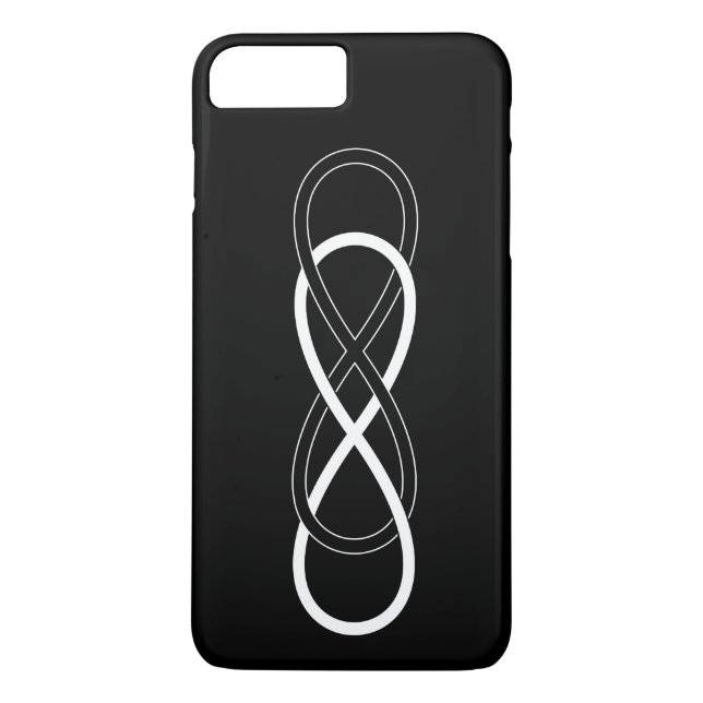 Capa Para iPhone, Case-Mate Símbolo duplo Infinito - Preto e Branco (Verso)