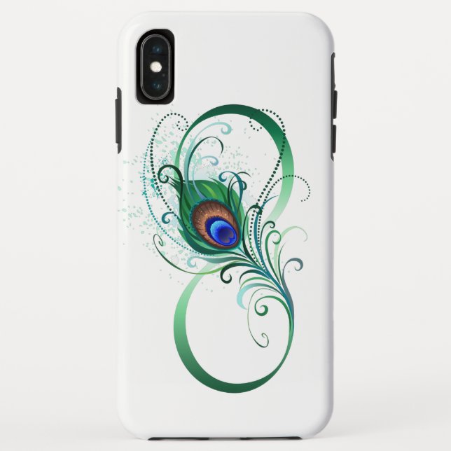 Capa Para iPhone, Case-Mate Símbolo Infinito com Pavão (Verso)