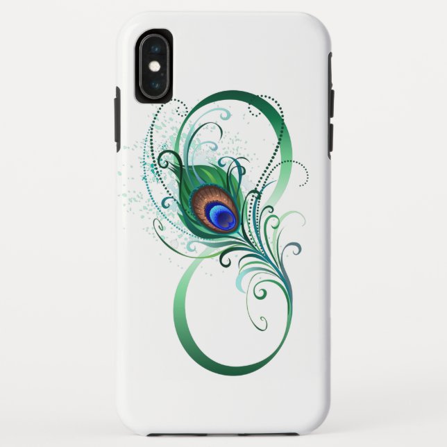 Capa Para iPhone, Case-Mate Símbolo Infinito com Pavão (Verso)