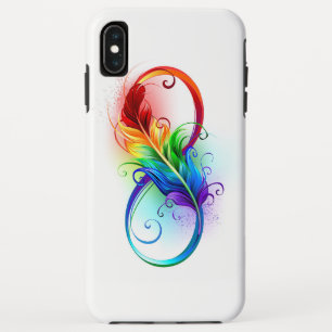 Capa Para iPhone Da Case-Mate Símbolo Infinito com Pena Arco-Íris