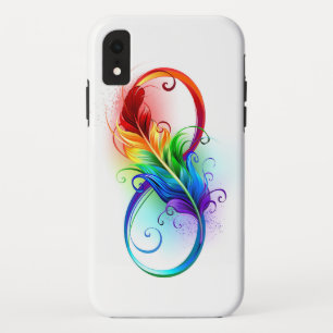 Capa Para iPhone Da Case-Mate Símbolo Infinito com Pena Arco-Íris