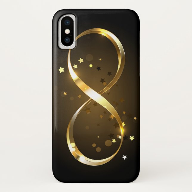 Capa Para iPhone, Case-Mate Símbolo Infinity do ouro (Verso)