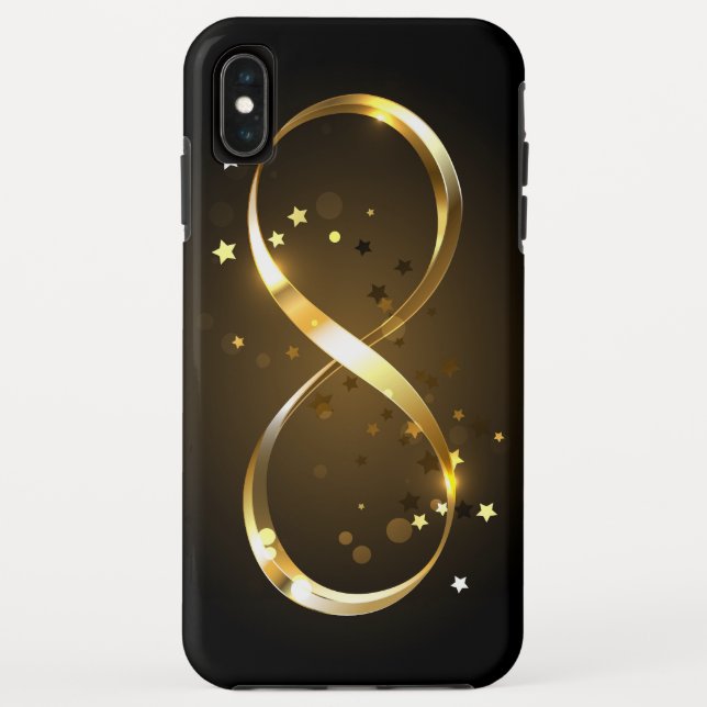 Capa Para iPhone, Case-Mate Símbolo Infinity do ouro (Verso)