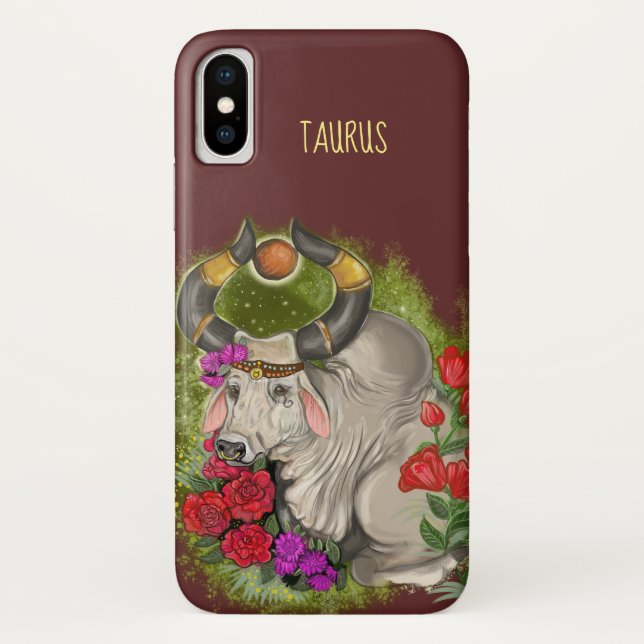 Capa Para iPhone, Case-Mate Símbolo Taurus Zodiac (Verso)