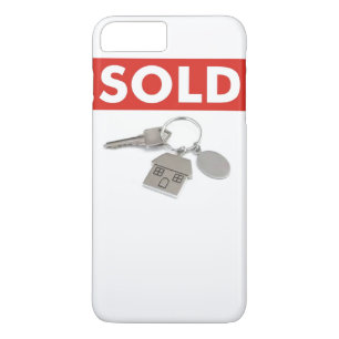 Capa iPhone 8 Plus/7 Plus Símbolo Vermelho Sinal Imobiliário Agentes Locai