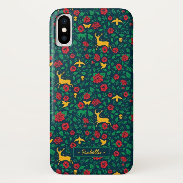 Capa Para iPhone, Case-Mate Símbolos da vida de Frida Kahlo | (Verso)