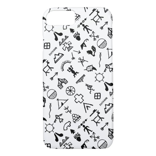 Capa Para iPhone, Case-Mate Símbolos de Imagem Nativa Americana (Verso)