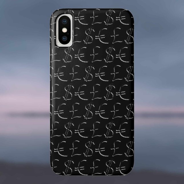 Capa Para iPhone, Case-Mate Símbolos de moeda financeira Design (Criador carregado)