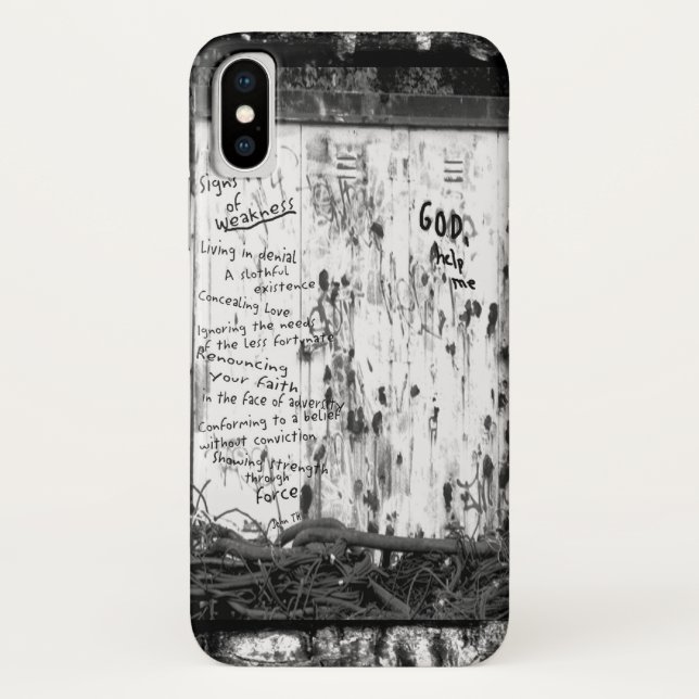 Capa Para iPhone, Case-Mate Sinais de fraqueza (Verso)