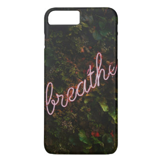 Capa iPhone 8 Plus/7 Plus Sinal de Neon da Respiração da Natureza