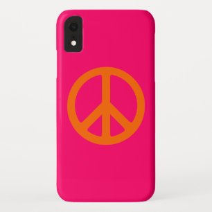 Capa Para iPhone Da Case-Mate Sinal de paz alaranjado