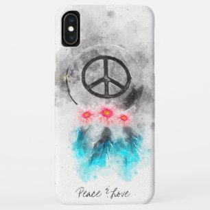 Capa Para iPhone Da Case-Mate *~* Sinal de Paz Penas Flores GrungeTribal Boho