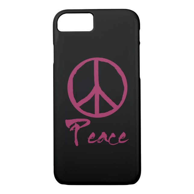 Capa Para iPhone, Case-Mate Sinal de paz retro (Verso)