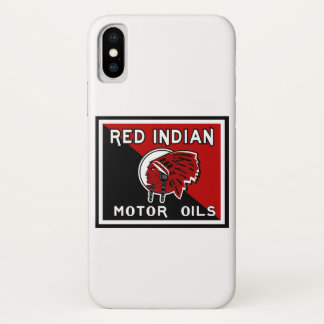 Capa Para iPhone Da Case-Mate Sinal vintage de óleo de motor Red Indian. Versão 