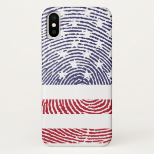 Capa Para iPhone Da Case-Mate Sinalizador de Impressão Digital Americana   Zazz