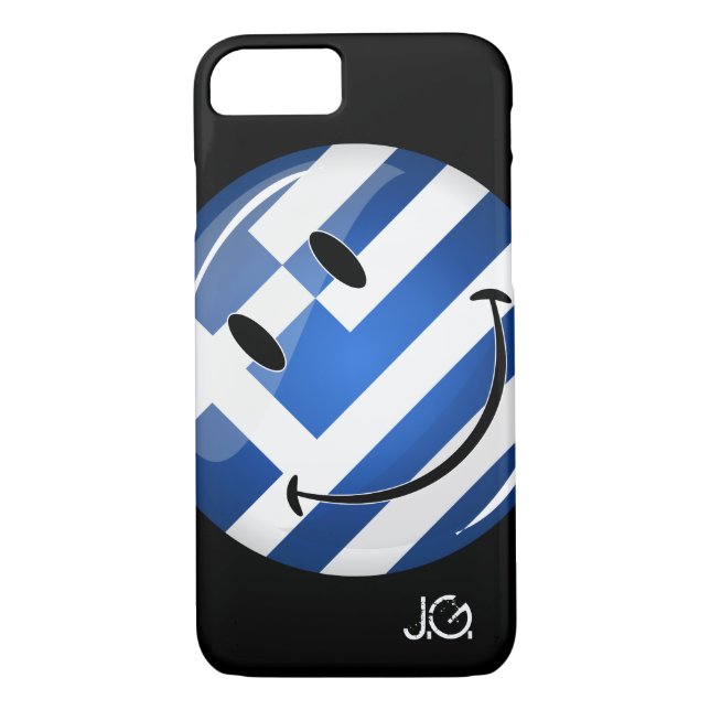 Capa Para iPhone, Case-Mate Sinalizador Grego Sorridente (Verso)