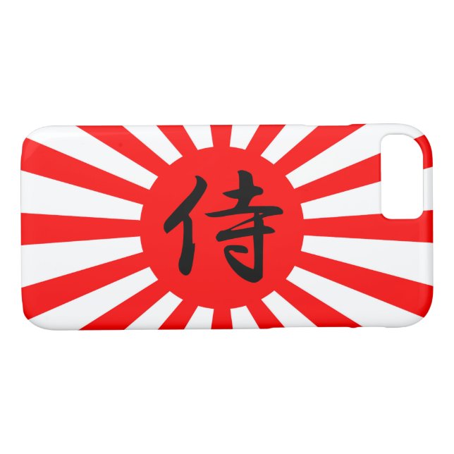Capa Para iPhone, Case-Mate Sinalizador Imperial Japonês com Símbolo Samurai K (Verso (Horizontal))