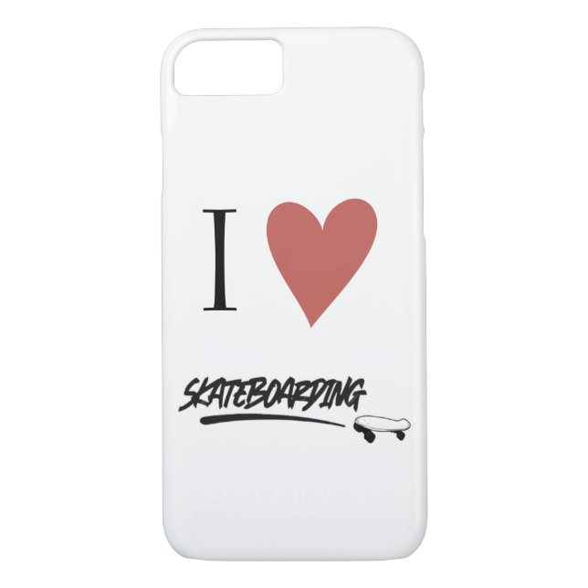 Capa Para iPhone, Case-Mate Skateboard Moderno Adoro skate (Verso)