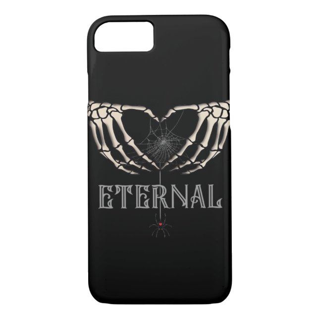 Capa Para iPhone, Case-Mate Skeleton Mãos Cardíaco Clássico (Verso)
