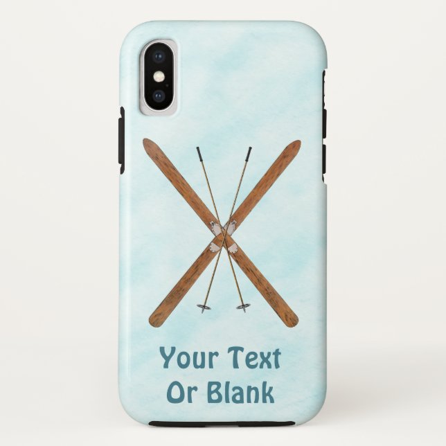 Capa Para iPhone, Case-Mate Skis Entre Países Na Neve (Verso)