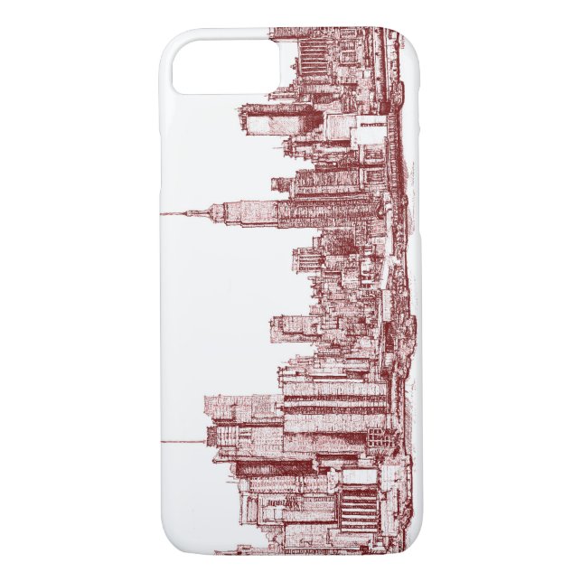 Capa Para iPhone, Case-Mate Skyline de New York (Verso)