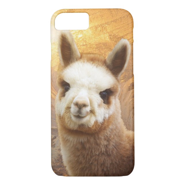 Capa Para iPhone, Case-Mate Smiling Alpaca iPhone 7 Case (Verso)