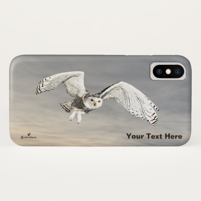 Capa Para iPhone, Case-Mate Snowy Owl (Verso (Horizontal))