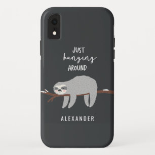 Capa Para iPhone Da Case-Mate Só andando por aí divertida e brilhante preguiça d