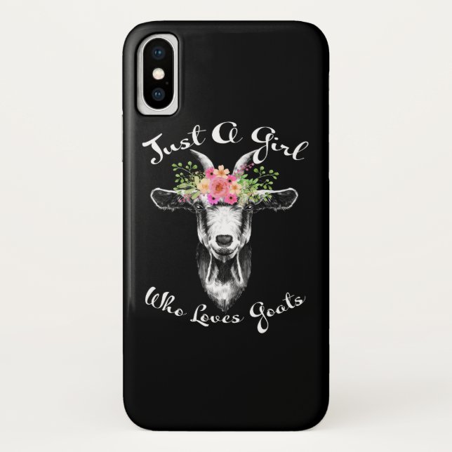 Capa Para iPhone, Case-Mate Só uma garota que ama Goats Farmer Women Goat (Verso)