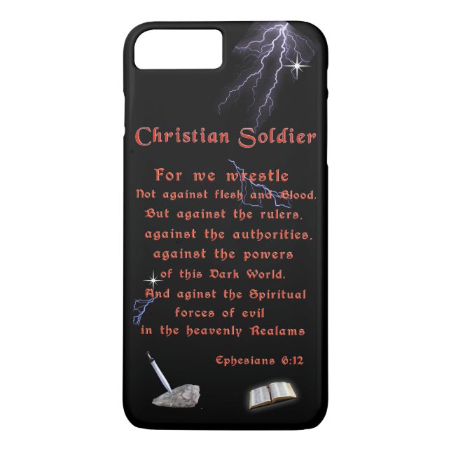 Capa Para iPhone, Case-Mate Soldados Cristãos (Verso)