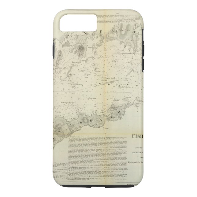 Capa Para iPhone, Case-Mate Som da ilha de Fisher (Verso)
