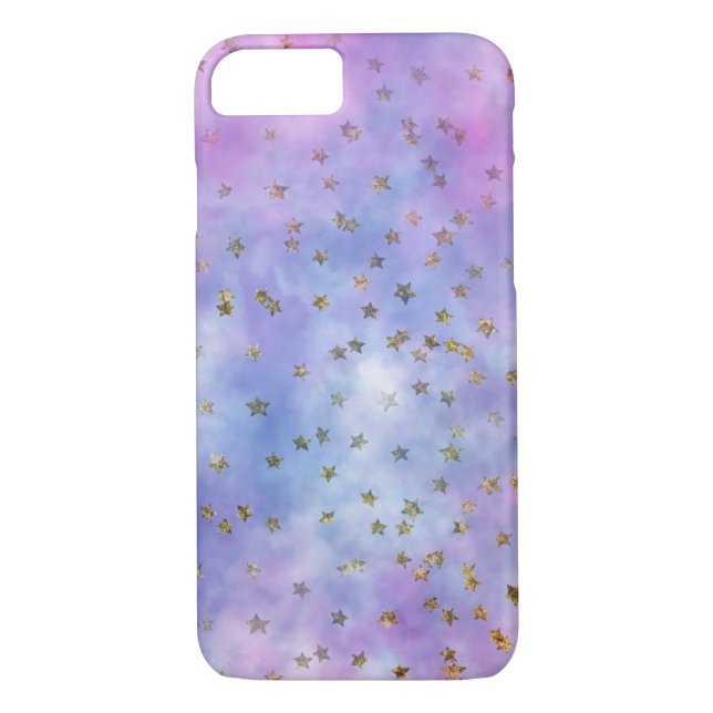 Capa Para iPhone, Case-Mate Sonhador de nuvens e estrelas inspiradoras, caixa  (Verso)