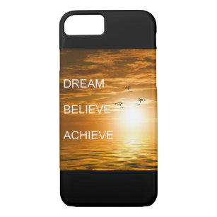 Capa Para iPhone Da Case-Mate sonho acredita alcançar citação motivacional