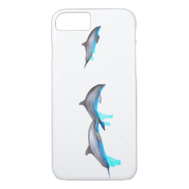 Capa iPhone 8/ 7 Sonho com golfinhos.