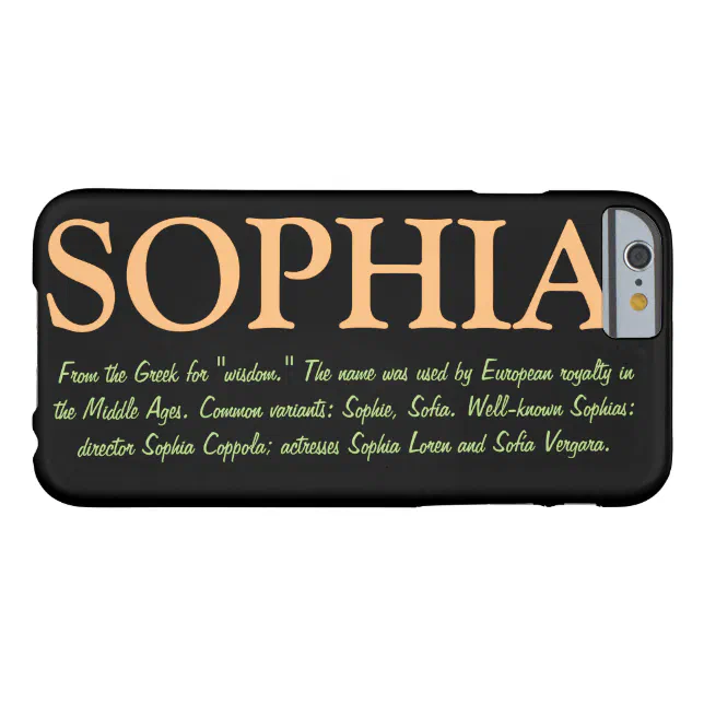 Capa Para iPhone, Case-Mate SOPHIA Nome/Significado IPHONE 6 CASO